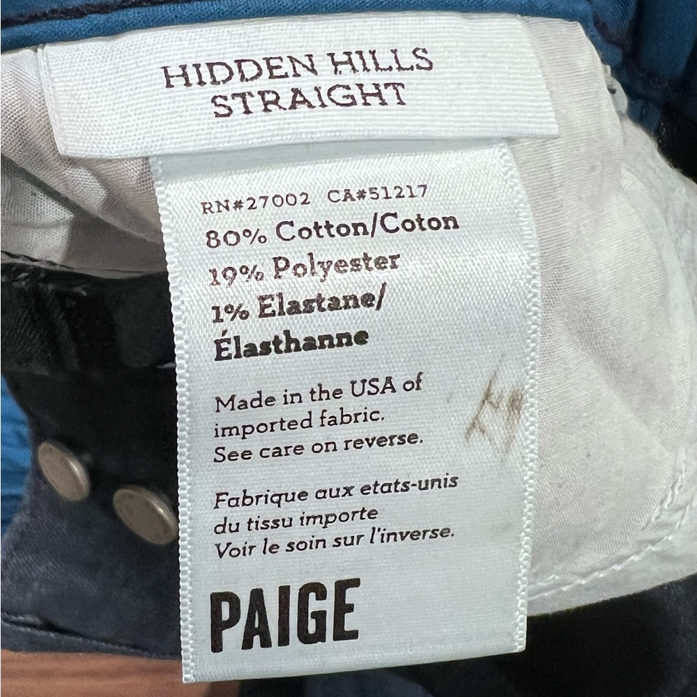 Paige Hidden Hills Straight Women’s Jeans - Picture 9 of 9